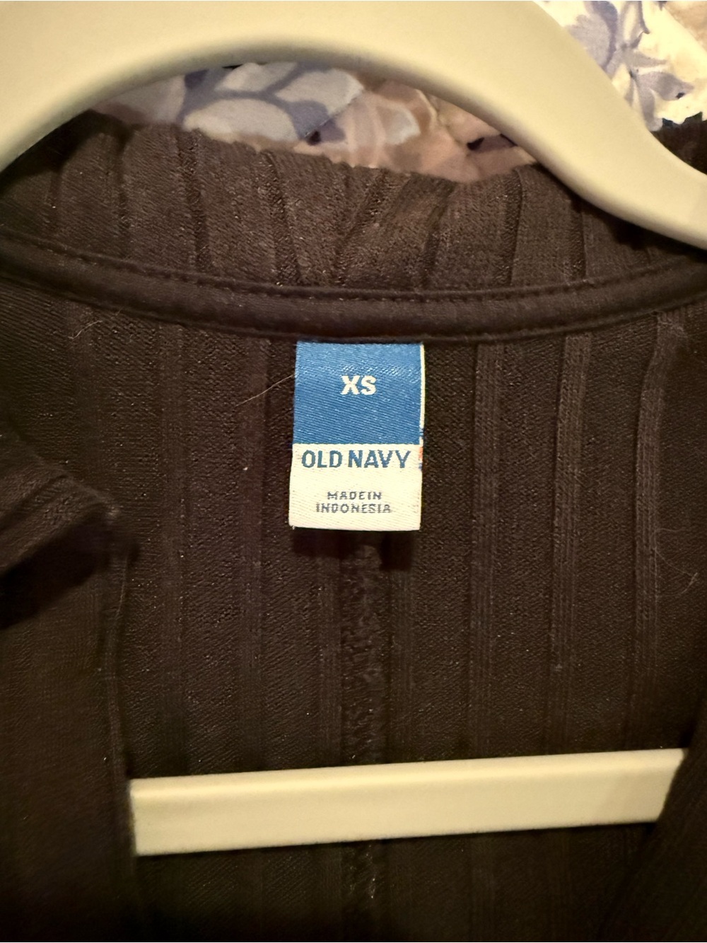 Old Navy Ribbed dress in black